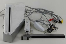 Nintendo Wii White Console 1 Controller Nunchuck  Cords Tested  Working