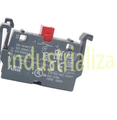 1PC New ABB MCB-01 1NC push button auxiliary contact