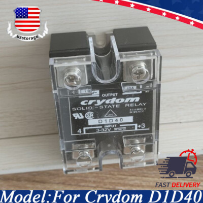 NEW For Crydom D1D40 Solid State Relay Module Supply 3-32V 40A US Stock