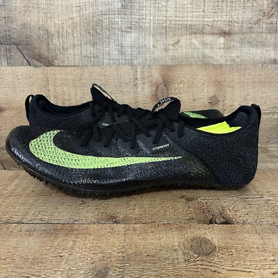 Nike Zoom シューズ ブラック/ライム Nike Zoom Superfly Elite 2 Track Spikes Shoe Black Lime Size 13