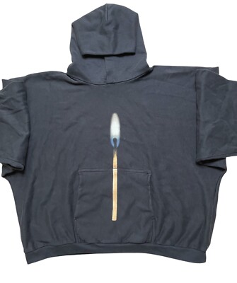 Kanye West DONDA 2 Concert Merch Lit Match Hoodie Large YZY Kanye West DONDA 2 Concert Merch Lit Match Hoodie Large YZY