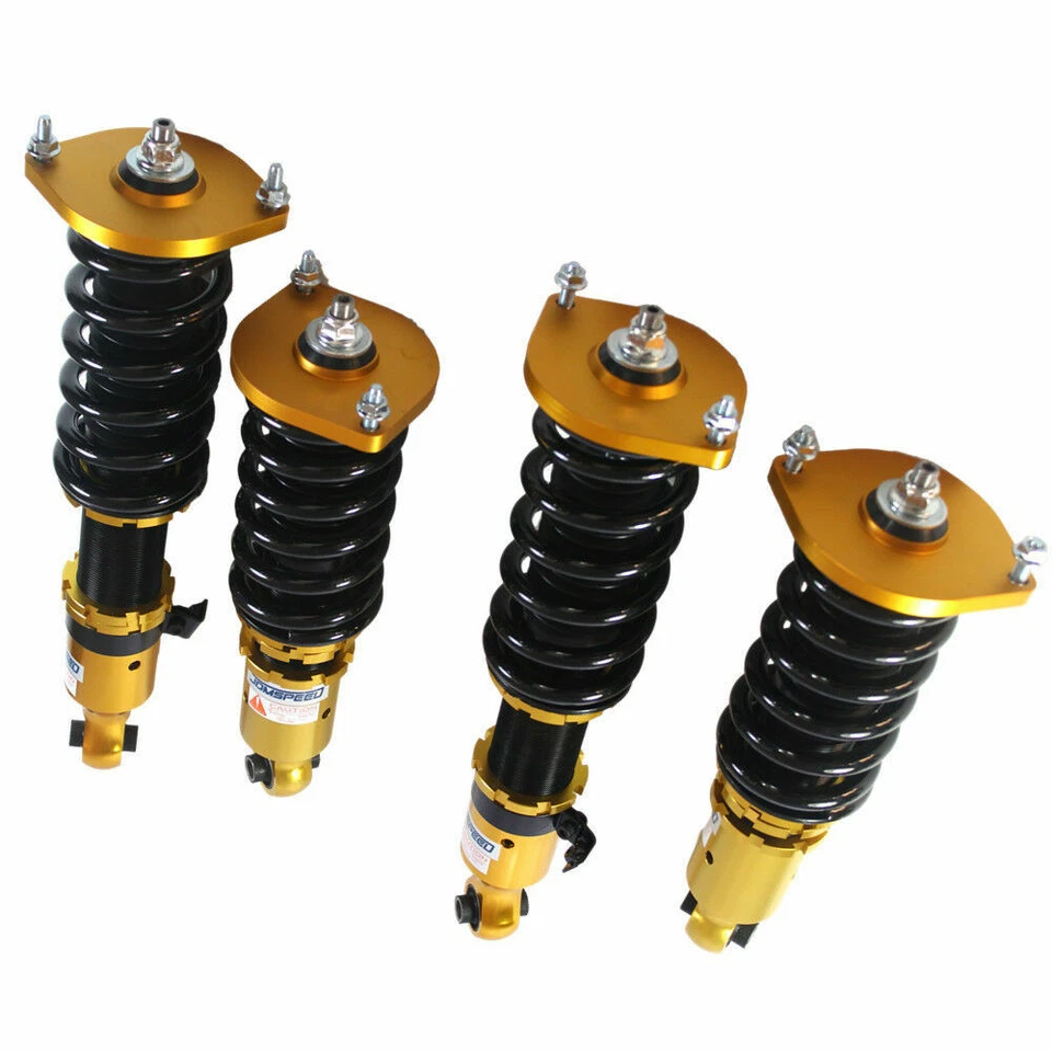 Gold Full Coilover Struts Suspension Kit Shock Absorbers For Mazda Miata 1989-05 - Image 4 of 4
