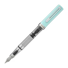 TWSBI Eco-T Fountain Pen in Mint Blue Special Edition - 1.1mm Stub Nib NEW