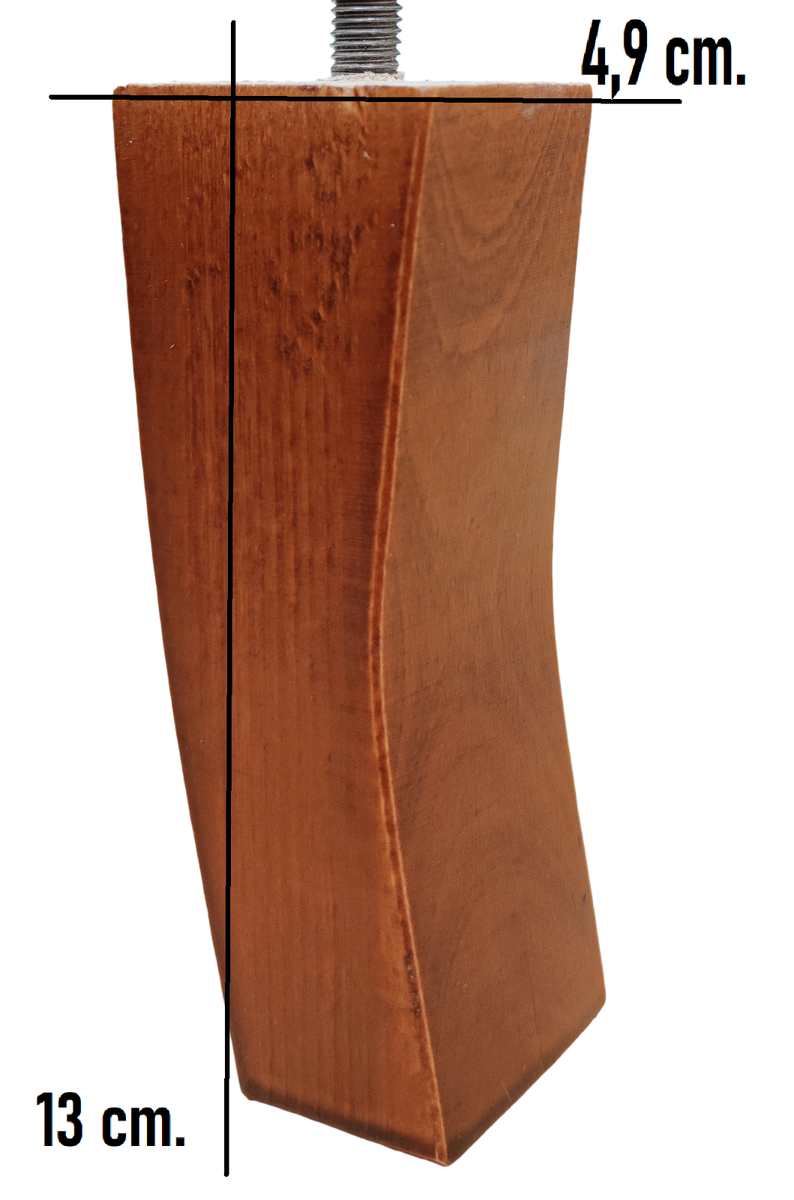 4 Piedini Regolabili Per Mobili In Alluminio - Diametro 38mm, Regolazione 0-15mm, Argento