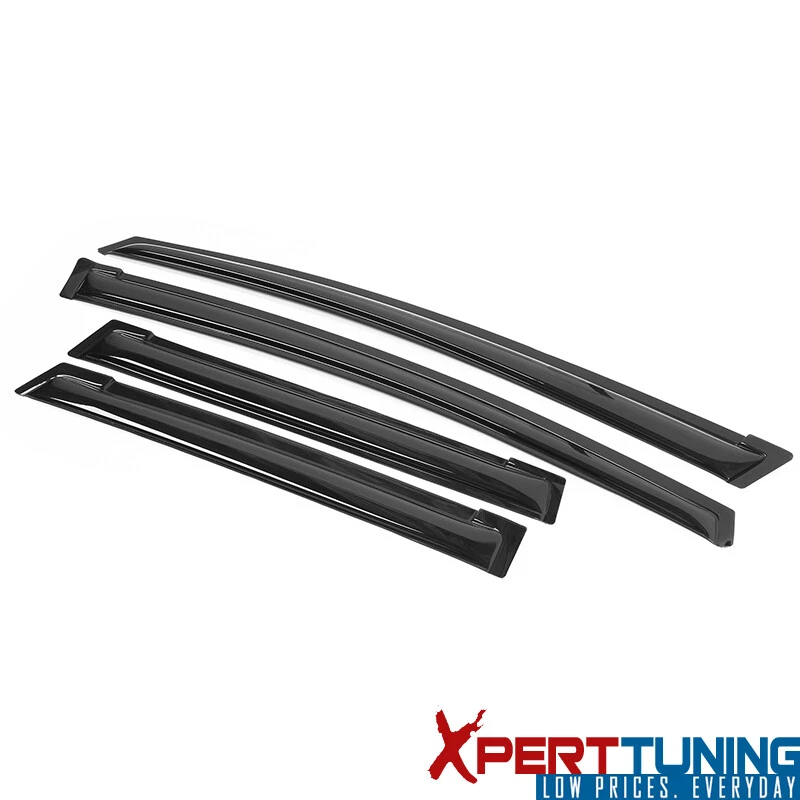 Juego de 4 piezas deflectores de ventana acrílicos para Honda Fit GE 09-14 hatchback Foto 4 de 4