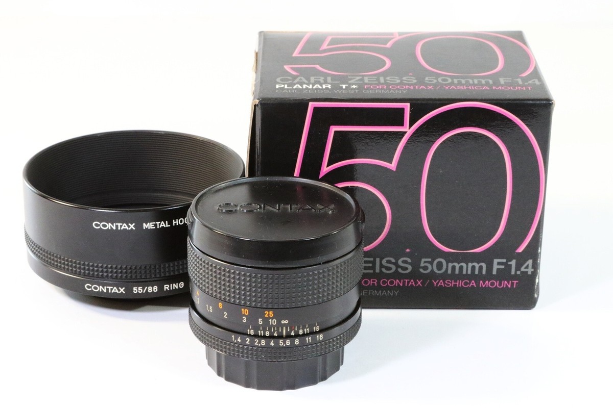 Top Mint in Box] Contax Carl Zeiss Planar T* 50mm F1.4 AEJ