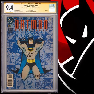 CGC 9.4 SS Batman Adventures #36 signed by Bruce Timm & Ty Templeton Last issue