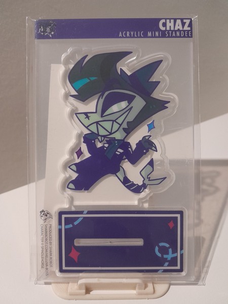 Helluva Boss Mini Chaz Acrylic Figure Stand Standee Vivziepop HB NEW