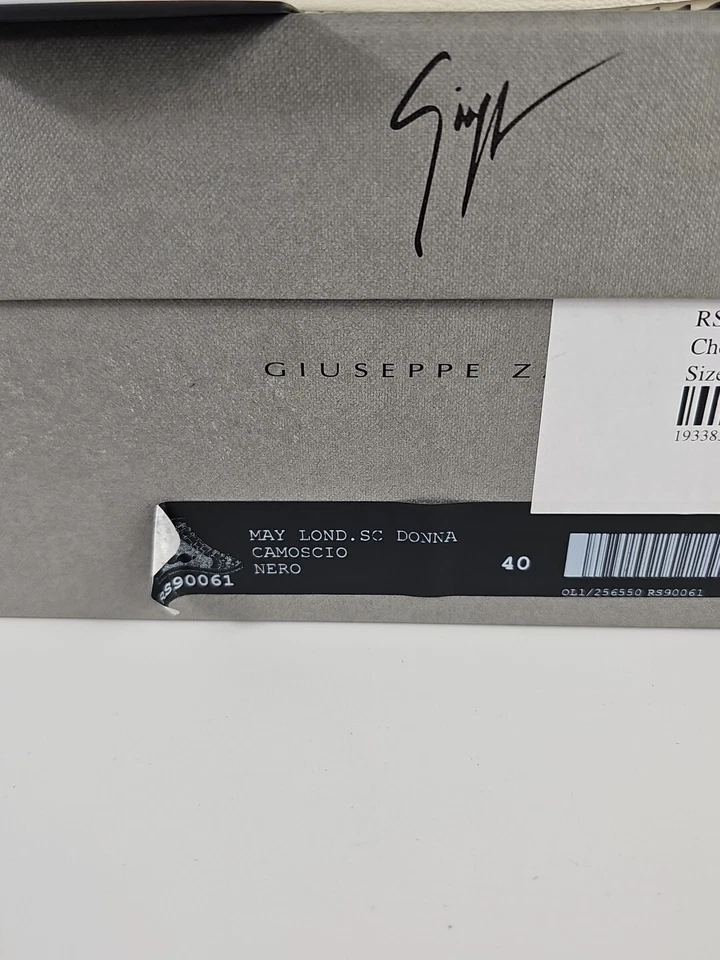 GIUSEPPE ZANOTTI Jeweled Cherries Mid Top Zip May Lond Sc Donna Women’s US 10 - Image 3 of 4