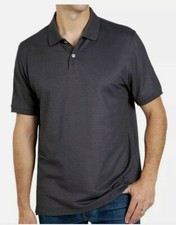 Member's Mark Classic Fit Stretch Cotton Polo Color Black Men's Size XL