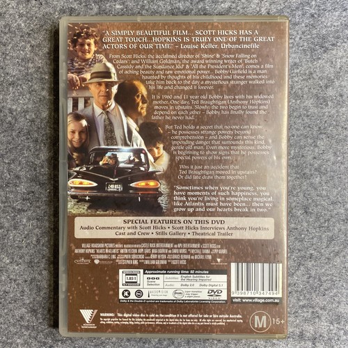 Hearts In Atlantis (DVD, 2001) Region 4 VGC Anthony Hopkins - Picture 2 of 5