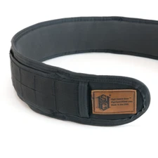 High Speed Gear - Slim-Grip Padded Belt - Slotted - Black - Size Medium