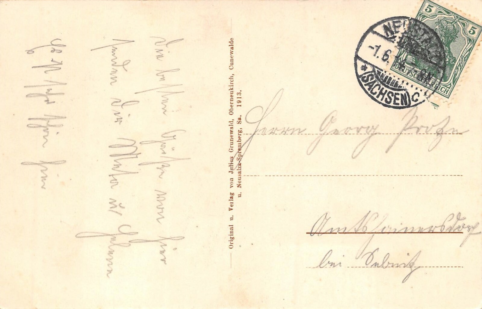 Hohwaldschänke Post Neustadt Sachsen Postkarte 1914 eBay