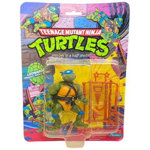 Vintage Teenage Mutant Ninja Turtles Leonardo 10 B...