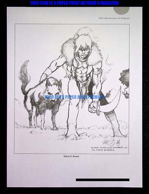 Elfquest Comic Glenn D. Brown 2003 Trade Print Magazine Ad Poster ADVERT