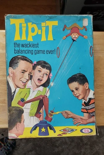TIP-IT! IDEAL'S '65 VINTAGE BOARD GAME! FUN-FILLED FAMILY TIME! FREE SHIPPING!**