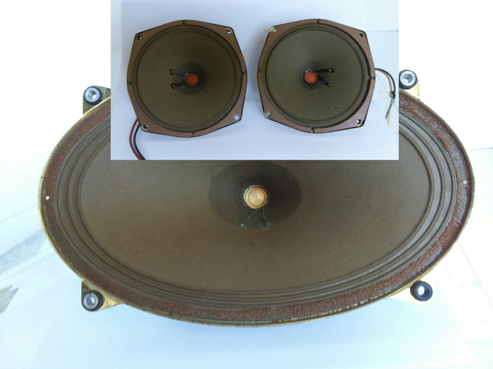 Vintage GRUNDIG Speaker AlNiCo Full Range 5 ohm 1 oval + 2 Tweeters = 3 speakers eBay