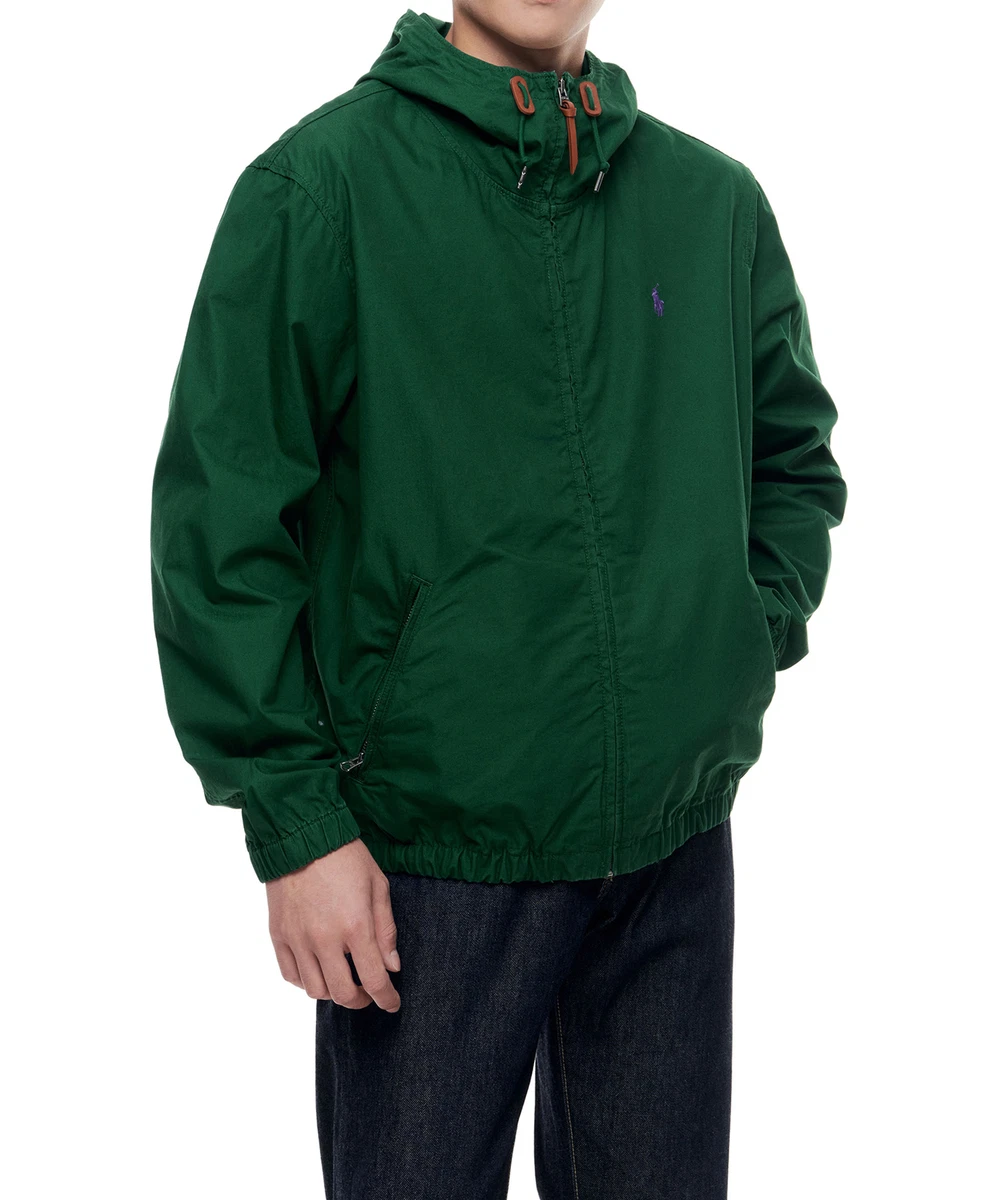 Dark green polo best sale jacket