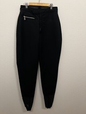 EUC Bogner Womens High Rise Black Athletic Ski Snow Pants Size 10 Stirrup Suit