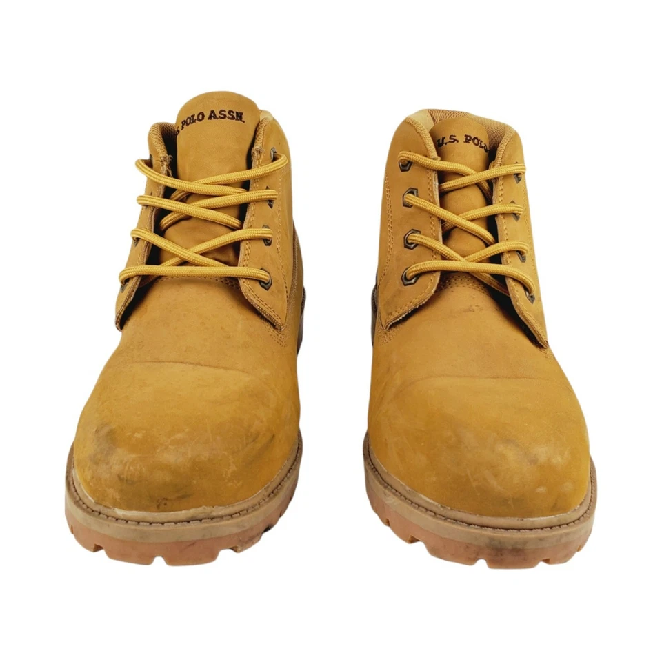 Botas con cordones US Polo Assn para hombre marrón talla 10 US resistentes al aceite 21763311B Foto 2 de 4