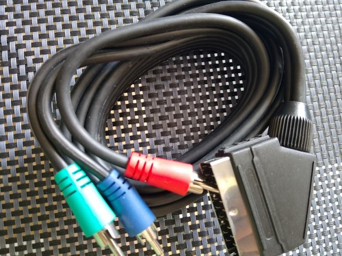 SCART auf RGB 3x CINCH 2m für digitale Übertragung v.Videosignalen rot grün blau - Bild 2 von 2