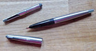 VINTAGE BOXED PARKER 45 FOUNTAIN PEN & FLIGHTER BALLPOINT PEN ENGLAND — photo 2