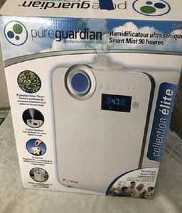 PureGuardian H7550 Ultrasonic Warm Cool Mist Humidifier 90 Hrs Run