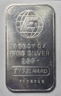 Engelhard 1 oz .999 Fine Silver Bar SERIAL NUMBER FG75613