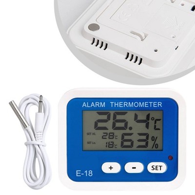 Schlankes Design elektronisches Alarm Thermometer Hygrometer mit Tastwerkzeug