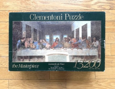 5/6 SEALED SUPER RARE 13200 CLEMENTONI LAST SUPPER Masterpiece Jigsaw Puzzle
