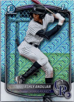 2025 Bowman Chrome Mega Box Mojo Refractor Ashly Andujar #BCP-20 1st Bowman