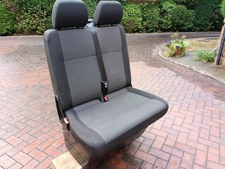 VW Transporter T6 Double Seat. Austin Fabric