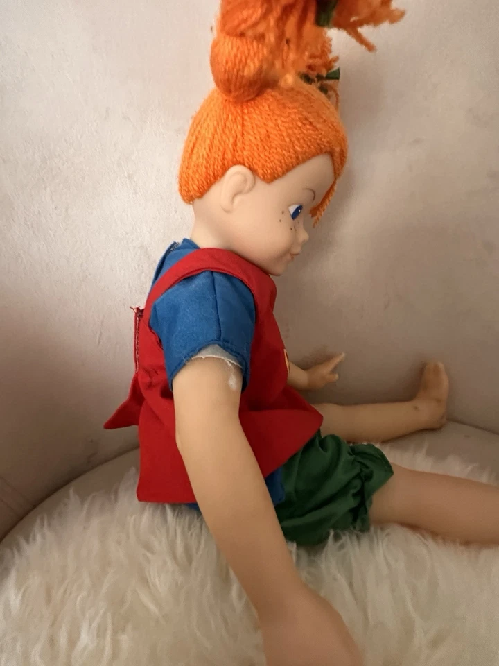 Pippi   Langstrumpf Puppe 40 cm Rarität  - Bild 4 von 4