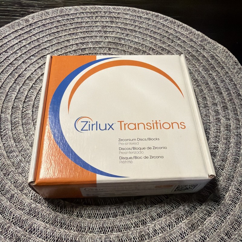 Zirlux Transitions Zirconia by Henry Schein 98-14mm Shade B1