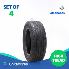 Set Of 4 Used 22560r16 Hankook Kinergy Pt 98h - 8.5-10.532 Set Of 4 Used 22560r16 Hankook Kinergy Pt 98h - 8.5-10.532