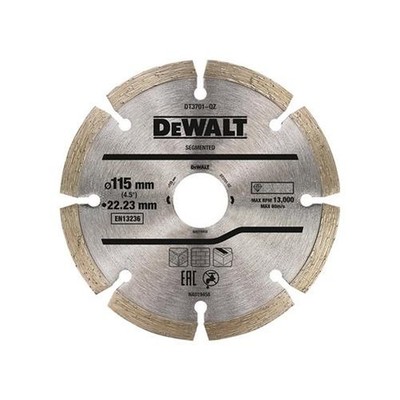 DeWALT Power Tools Segmented Diamond Cutting Disc 115 x 22.23mm DEWDT3701QZ