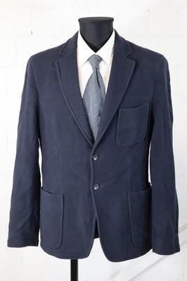 E.B Company dunkelblaues Tweed-Sakko Gr.50/M Wolle Polyamid Kaschmir Top Zustand
