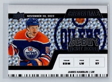 2022-23 Upper Deck Credentials #136 James Hamblin /999 Edmonton Oilers