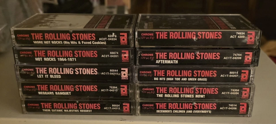 Ten 1986 US ABKCO Cassettes By The Rolling Stones - Image 4 of 4