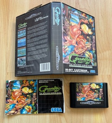 Mega Drive Greendog Spiel komplett verpackt mit Handbuch & komplett sehr guter Zustand Pal