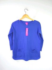 NEW Lilly Pulitzer Mini Cobo Sweater Iris Blue Girl's XL 12-14