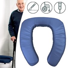 Toilettensitzerhöhung WC Sitzerhöhung Erhöhter Toilettensitz mit Saugnäpfen Blau