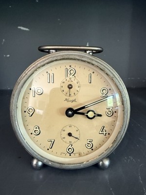 Antiker Kienzle Wecker Art Déco mechanisch Made in Germany 2-Tage um 1935