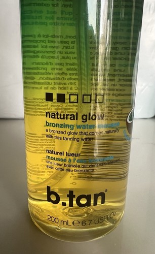 b.tan Just Act Natural - Clear Natural Glow Bronzing Water Mousse - 6.7oz NEW - Picture 3 of 3