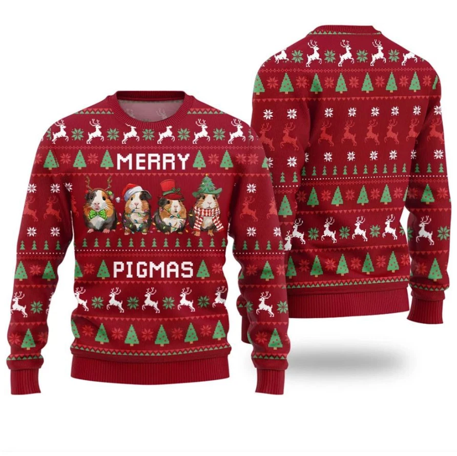 Merry Pigmas Ugly Christmas Sweater