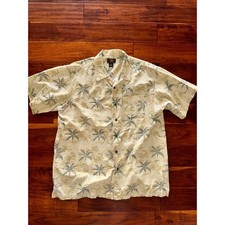 Route 66 Mens Aloha Hawaiian Shirt Palm Tree Tropical XL Cotton
