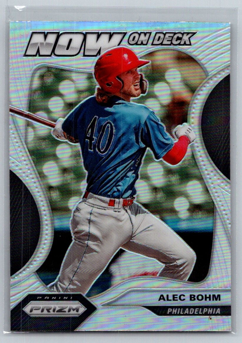 2020 Panini Prizm #NOD-13 Alec Bohm Now On Deck Silver Prizm