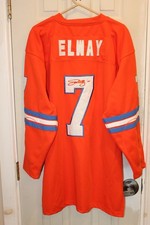 1983 Denver Broncos John Elway (7) heavyweight stitched ¾ sleeve Mitchell & Ness
