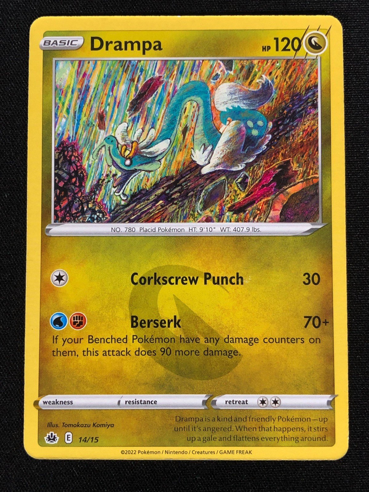 Pokemon Drampa 14/15 Common (NM)