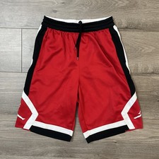 Jordan Dri-Fit Youth Boys XL Basketball Shorts Red White Black Jumpman Logo